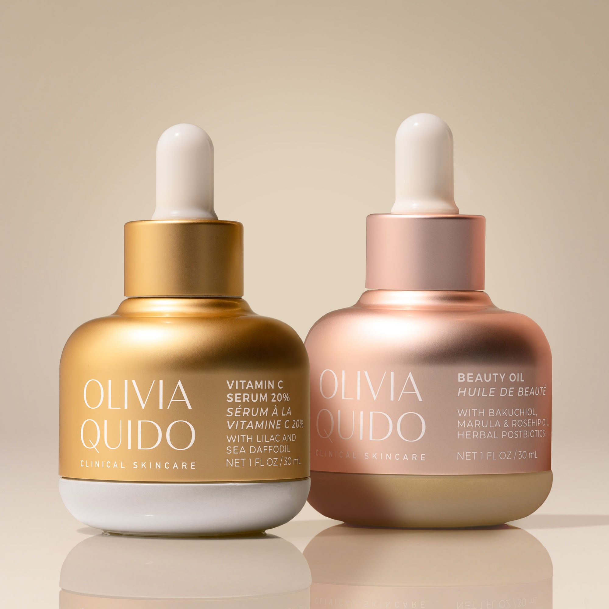 Olivia Quido Skincare Beauty Oil Vitamin C Serum Product Pairing