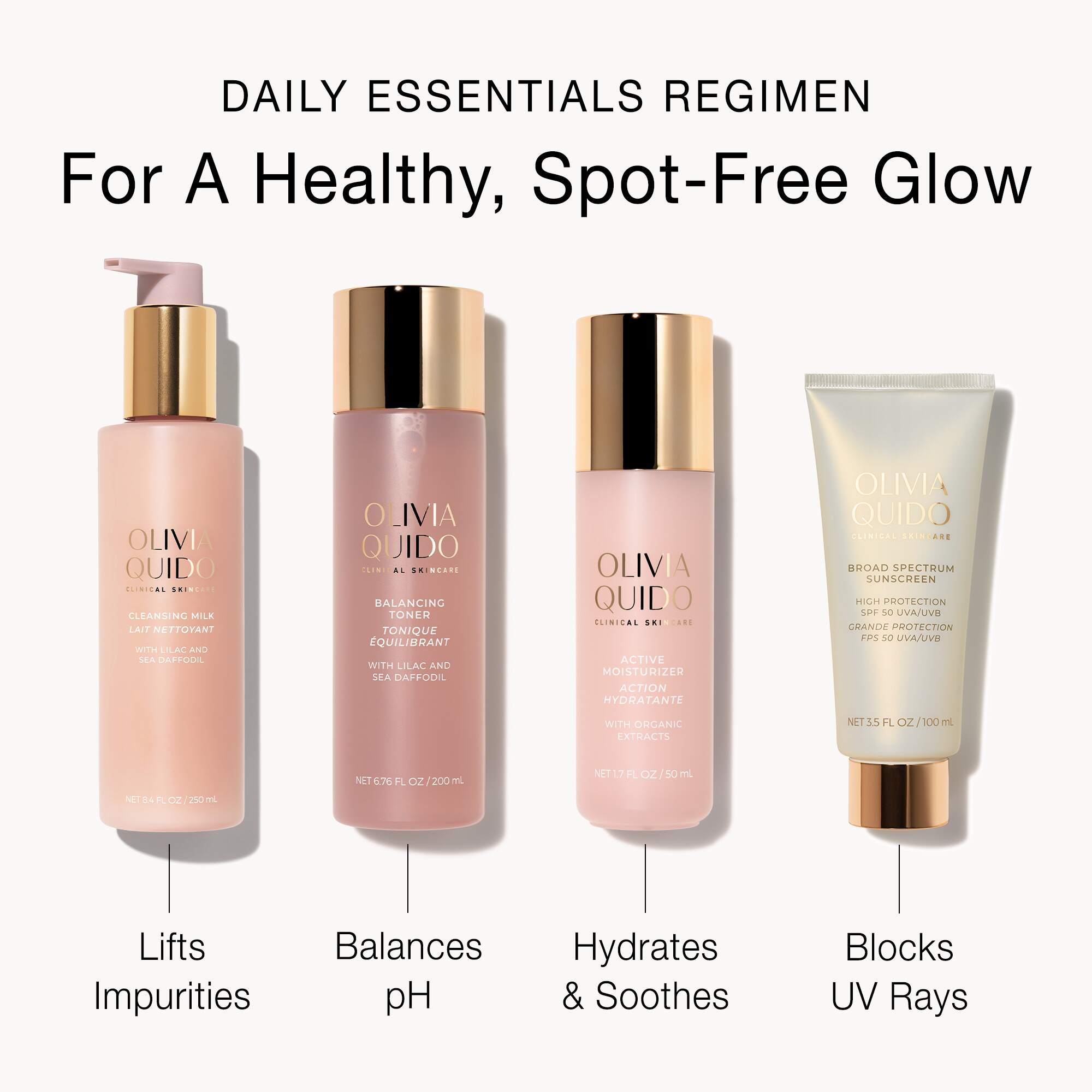 Olivia Quido Spot free skincare regimen