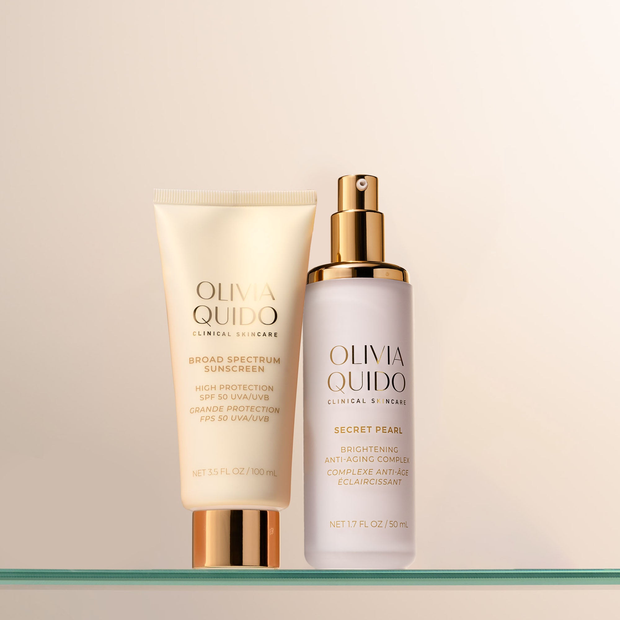 Olivia Quido Skincare Broad Spectrum SPF 50 Daily Rgimen