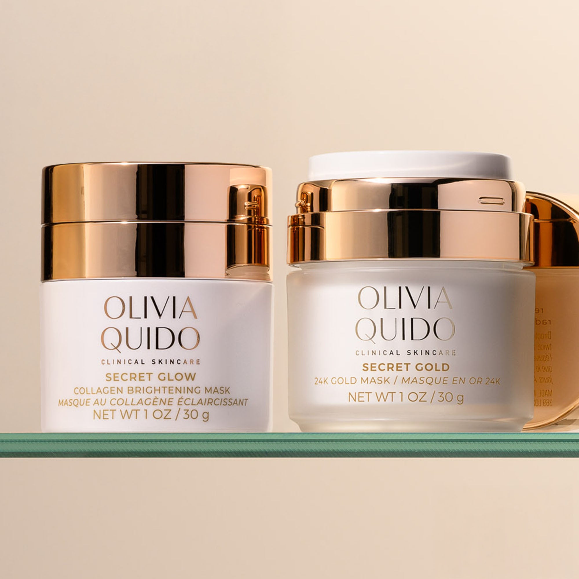 Olivia Quido Skincare Secret Glow Overnight Mask Daily Regimen