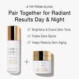 Olivia Quido Skincare Secret Radiance Night Brightening Cream, Secret Pearl Brightening Anti-Aging Complex, Pair Together for Radiant Results Day & Night