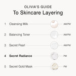Olivia Quido Skincare Secret Radiance Night Brightening Cream, Olivia's Guide to Skincare Layering