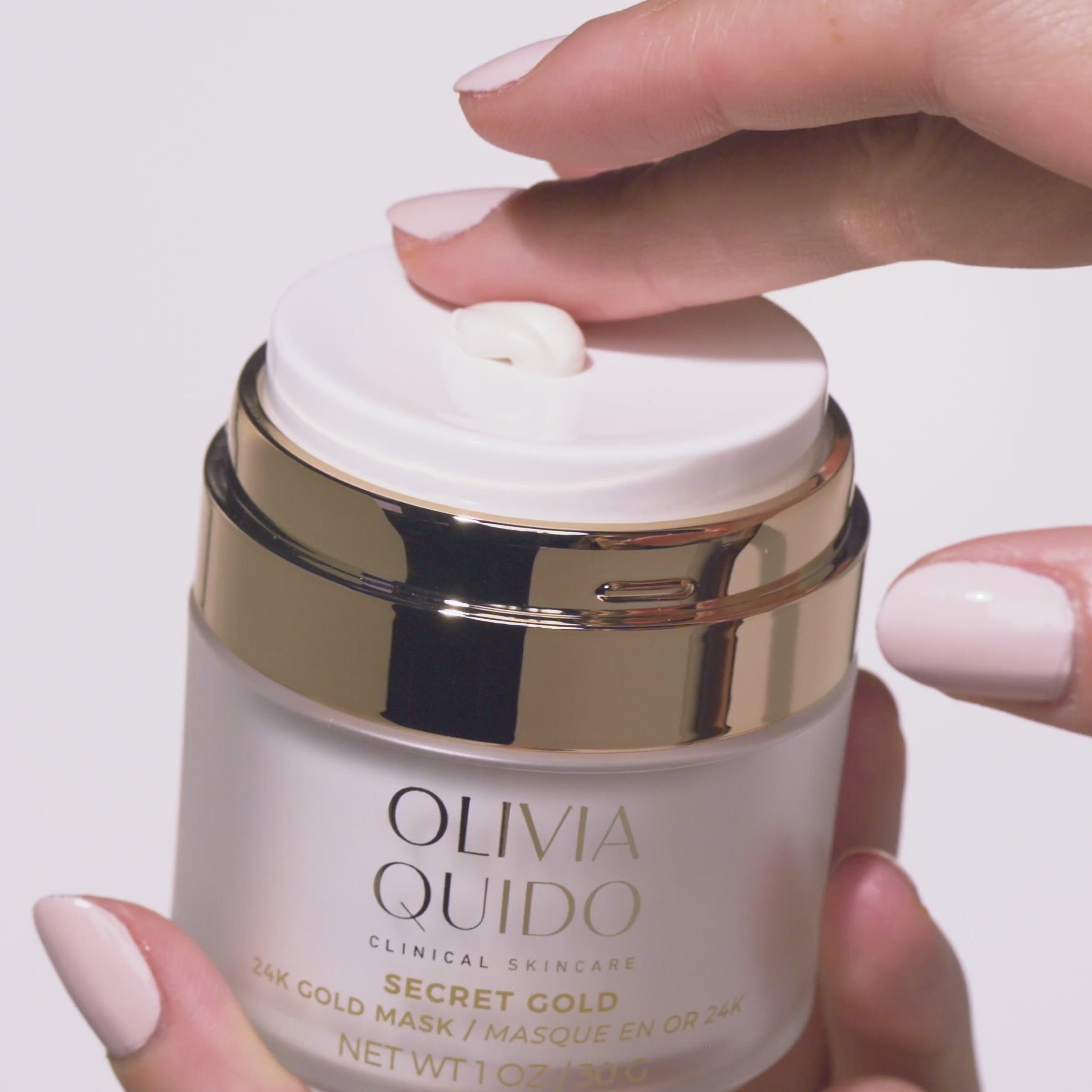 Olivia Quido Skincare Secret Gold Overnight Mask Product Video